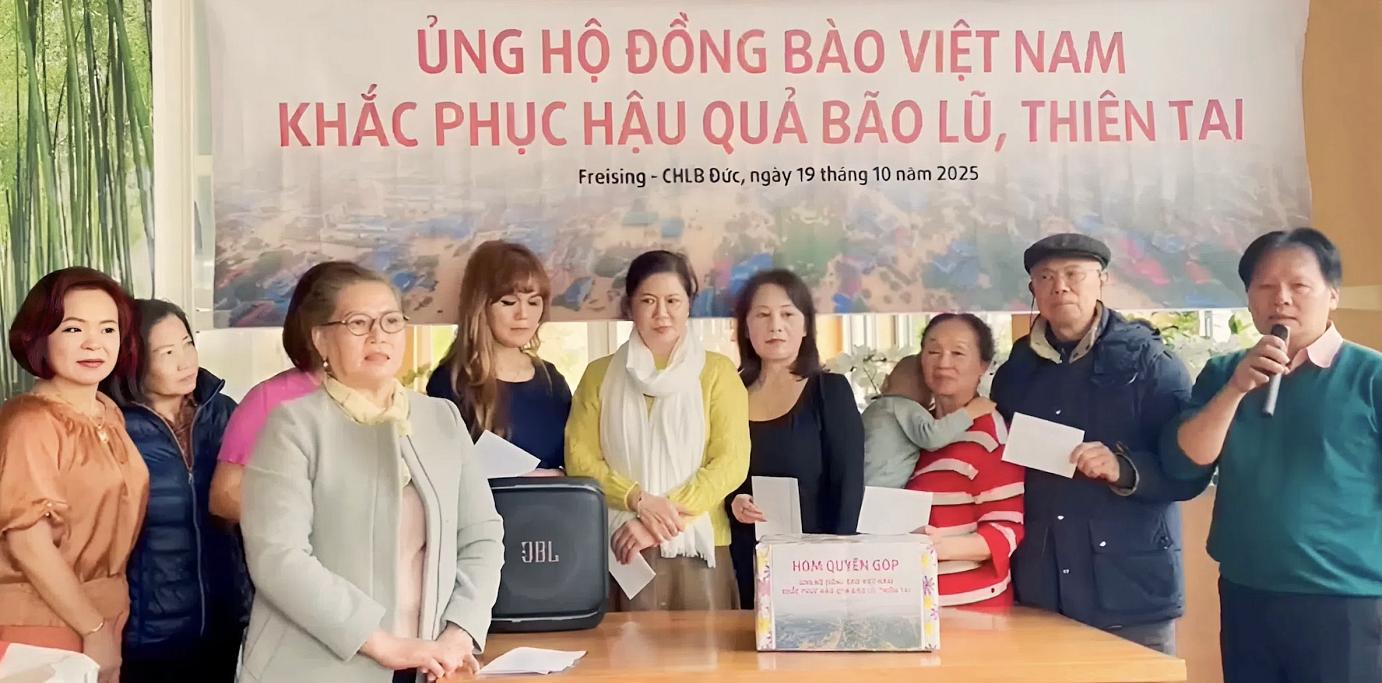 Người Việt tại Đức hướng về quê hương – Chung tay hỗ trợ đồng bào khắc phục hậu quả bão lũ